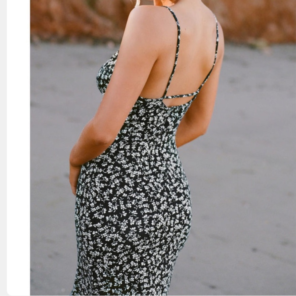 Z Supply Melinda Gia Ditsy Midi Dress